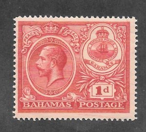 Bahamas Scott #66 Mint  1p King George V & Seal  2017 CV $3.50