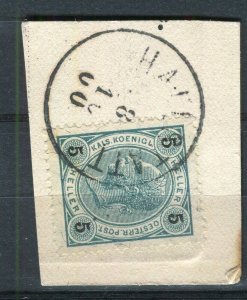 AUSTRIA; 1890s-1900s early F. Joseph issue fine used Full Postmark PIECE