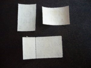 Stamps - Fiji - Scott# 117, 119, 122 - Mint Hinged Part Set of 3 Stamps