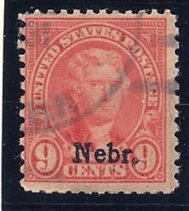US #678 Nebraska Overprint Used