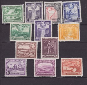 BRITISH GUIANA # 230-241 F-VF lh complete definitive set