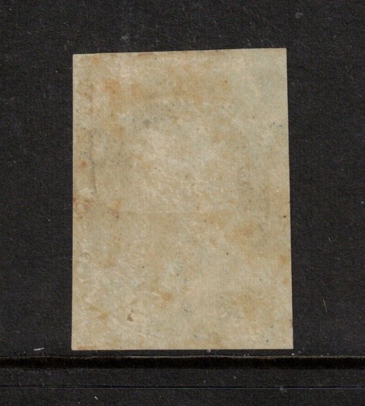 USA #9 Very Fine Mint Full Original Gum Hinged With Graded 80 Certificate