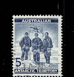 AUSTRALIAN ANTARCTIC TERRITORY SCOTT#L6 1961 SHACKLETON EXPEDITION - USED