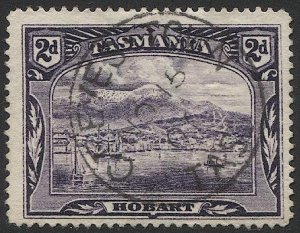 TASMANIA Australia 1899 Sc 88, Used F-VF, 2d  SOTN GEEVES-TOWN postmark/cancel