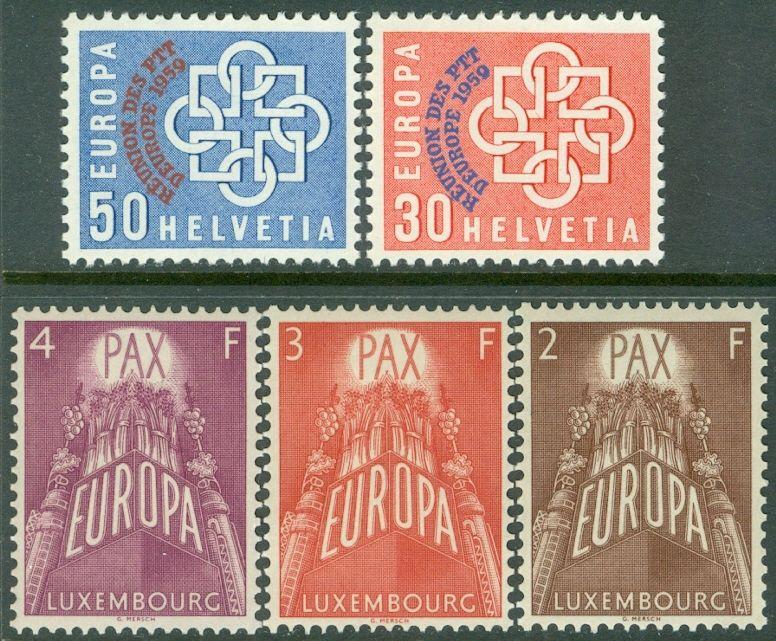 EUROPA : 2 Better Very Fine, Mint Never Hinged sets.