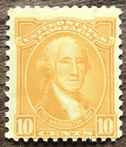 US #715 *MH* Single Small thin George Washington SCV $9.00 L35