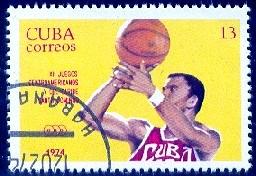 Basketball, 12th C. American & Caribbean Games, Cuba SC#1869