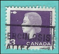 CANADA   # 403ii USED DARK PURPLE (4)