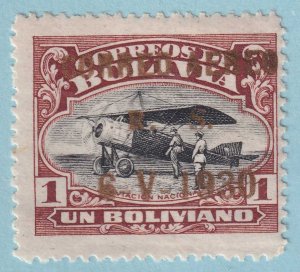 BOLIVIA C18 AIRMAIL  MINT HINGED OG * NO FAULTS VERY FINE! - PYH