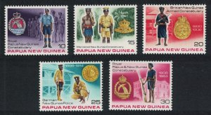 Papua NG Constabulary Police Forces 5v 1978 MNH SC#486-490 SG#354-358 MI#355-359