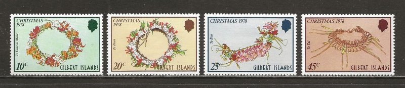 Gilbert Islands Scott catalog # 317-320 Mint NH