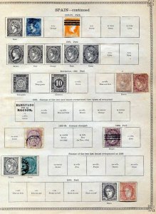 SPAIN 1853/1910 M&U on 8 Sides (Appx 80+Items) (RK254