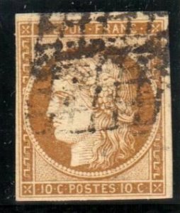 France #1 USED imperf