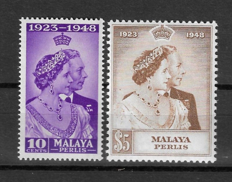 MALAYA/PERLIS 1948 SG 1/2 MNH Cat £38.50