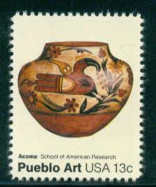 1709 13c Acoma Fine MNH