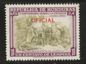 Honduras  Scott Co52 MNG Official airmail