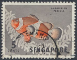 Singapore   SC#  55   Used  Fish  Marine Life  see details & scans