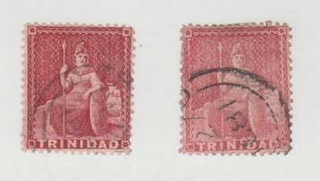 Trinidad Scott #58-58a Stamp - Used Set