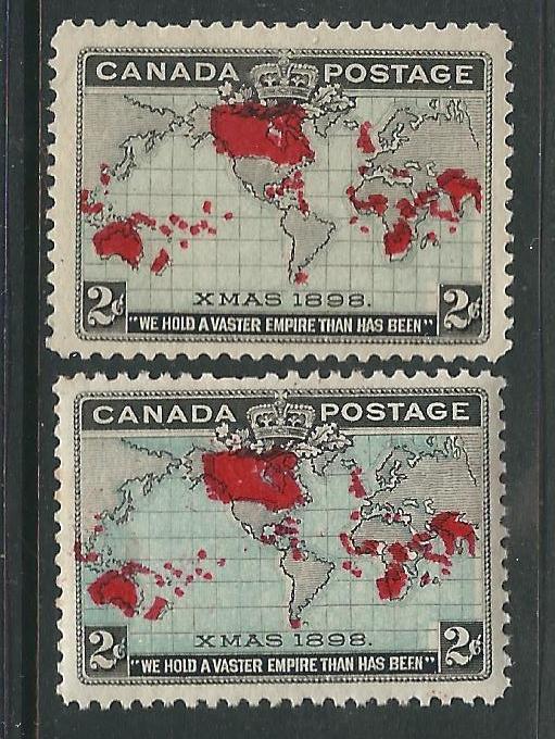 Canada Stamps 85-86 SG 166-67 MNH F/VF 1898 SCV $200.00