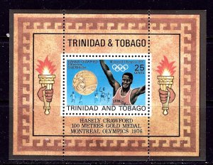 Trinidad and Tobago 267a MNH 1976 Olympics S/S