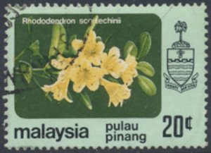 Penang   Malaya  SC#  86 Used   Flowers see details & scans