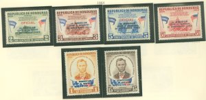 Honduras #C325-C330  Single (Complete Set)