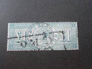 Great Britain 1891 Sc 124 QV FU