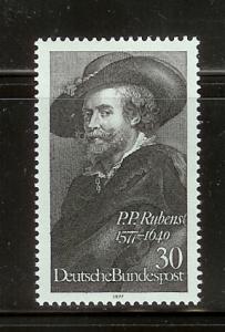 Germany 1250 Set MNH Rubens, Self Portrait (C)