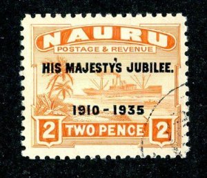 1935 Nauru Sc.#32 used cv $5.75 (473 BCXX )