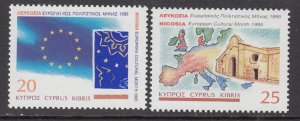 Cyprus 869-870 MNH VF