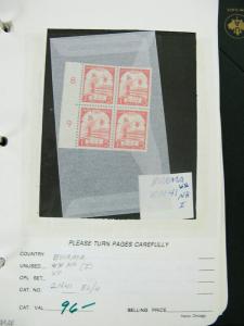 Burma Stamps Mint And Used Early Key Selection Catalogue $1,500