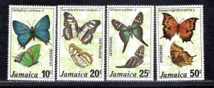 JAMAICA  SC# 435-38 FVF/MOG