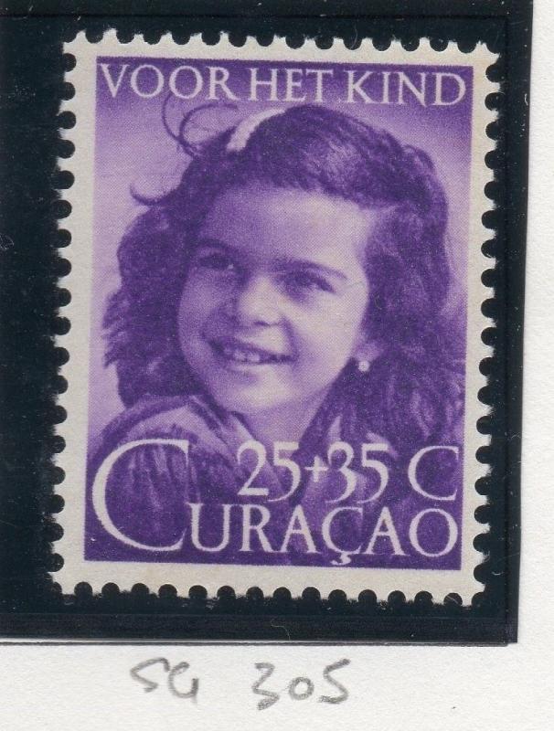 Caracao 1948 Early Issue Fine Mint Hinged 25c. 167217