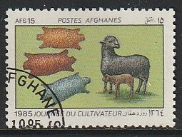 1985 Afghanistan - Sc 1123 - used VF - 1 single - Sheep