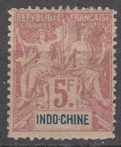 Indochina #21 F-VF Unused  CV $145.00 (A1387)