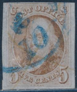 #1 VF USED WITH BLUE TOWN CANCEL BT1607