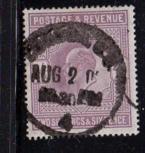 Great Britain Sc 139 1902 2/6d lilac Edward VII stamp used