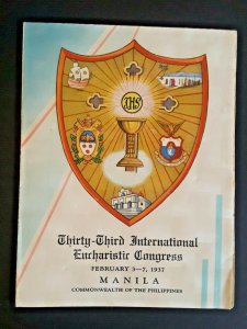 1937 Manila Philippines To Kowloon Hong Kong 33rd Interntl Eucharistic Congress