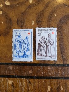 Stamps France Scott #B318-9 nh