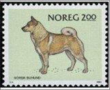 Norway Used NK 926   Buhund (farm dog) Multicolor 2 Krone