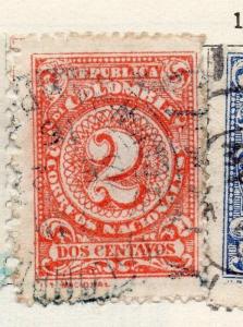 Colombia 1904 Early Issue Fine Used 2c. 105550