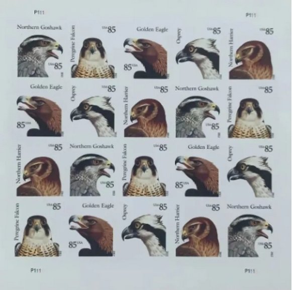 2012 Eagles Forever stamps 5 sheets total 100pcs