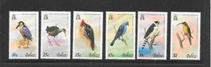 BIRDS - BELIZE #416-21  MNH