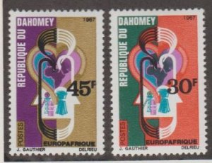 Dahomey Scott #237-238 Stamp - Mint NH Set