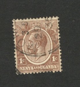 KENYA AND UGANDA - USED STAMP  , 1c