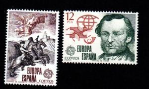 Spain # 2147-2148 Mint Europa!