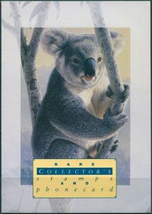 Australia Cinderella Koalas 1994 Collector's Stamps and Phonecard pack