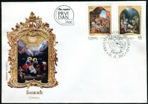 0513 SERBIA 2012 - Christmas - FDC