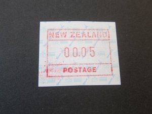 New Zealand 1986 Frama Map MNH