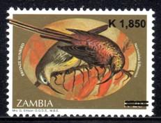 Zambia - 2007 K1850 Sunbirds Overprint MNH** SG 1033